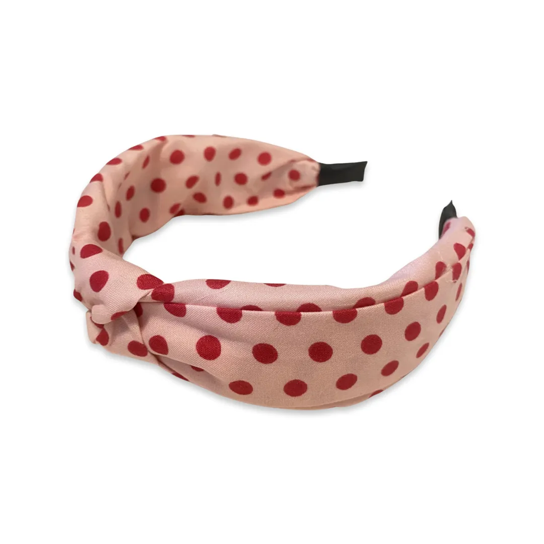 Polka Dot Knot Headband