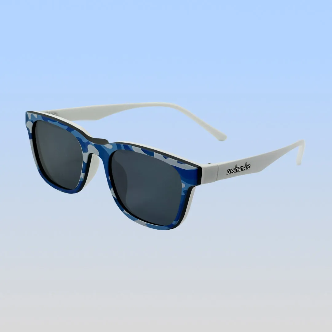 Pops Magnetic Snap-On Sunglasses | Youth White