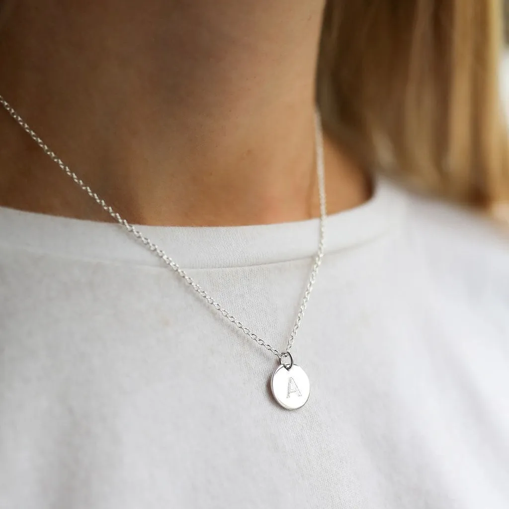 Pre-Engraved 9ct Gold Disc Pendants (No Chain)