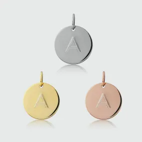 Pre-Engraved 9ct Gold Disc Pendants (No Chain)