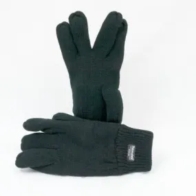 Premium Acrylic & Thinsulate™ Fingered Gloves. New. Black.