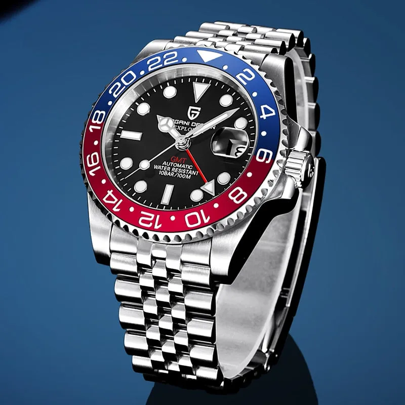Professional Waterproof Watch with Jubilee Bracelet