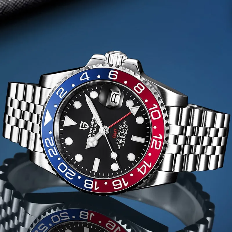 Professional Waterproof Watch with Jubilee Bracelet