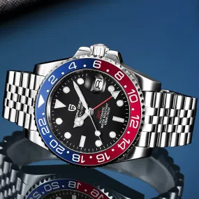 Professional Waterproof Watch with Jubilee Bracelet