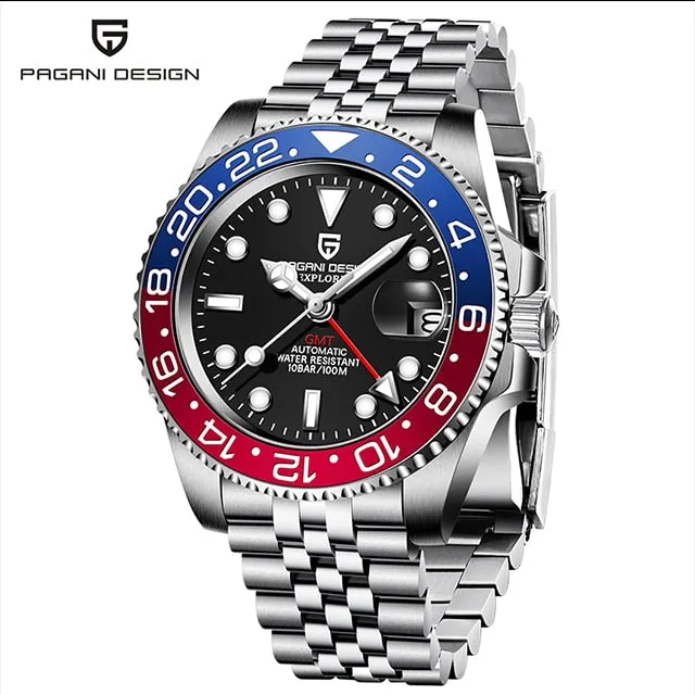 Professional Waterproof Watch with Jubilee Bracelet
