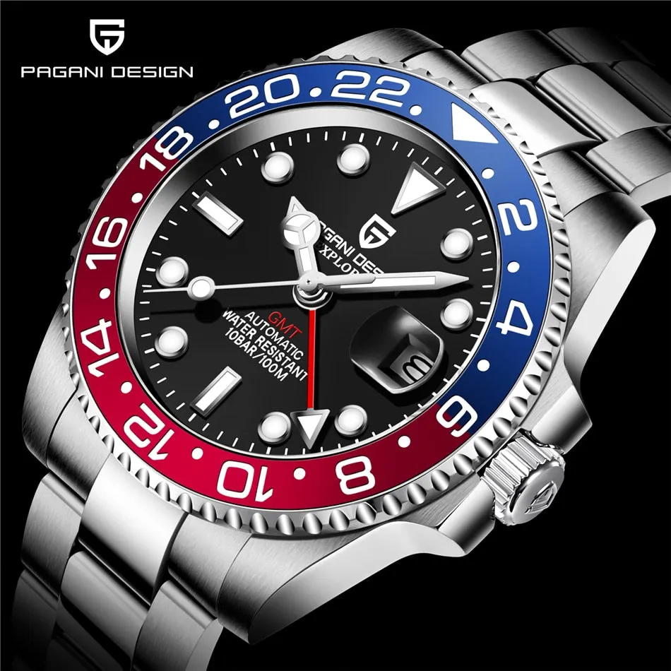 Professional Waterproof Watch with Jubilee Bracelet
