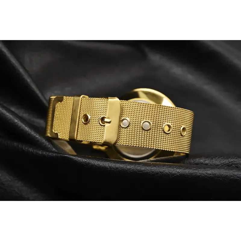 Quartz Watches - Elegant Golden Waterproof Timepieces