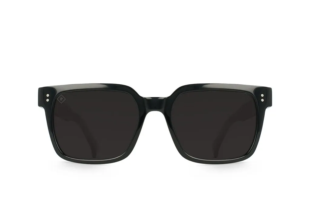 RAEN - West - Crystal Black / Smoke Polarized