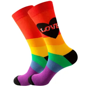 Rainbow Cotton Socks 1 Pair Set