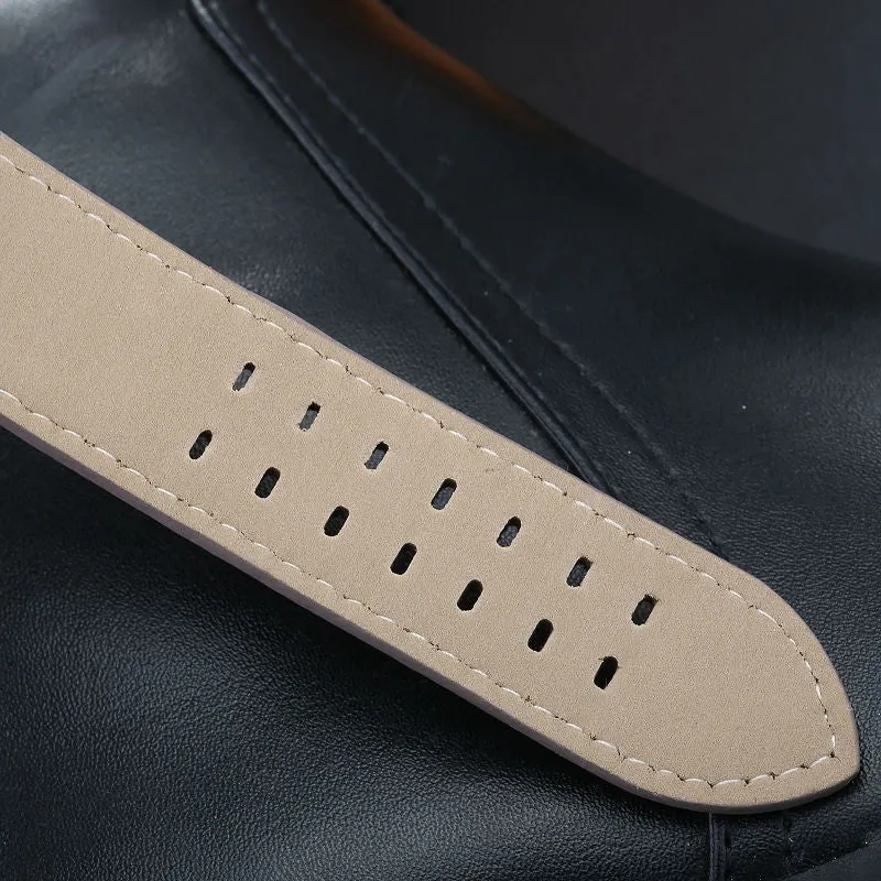 Relogio Hombre Luxury Famous Double Buckle Design Brand sports Men Watch Quartz Wristwatches quality Scrub leather army watches