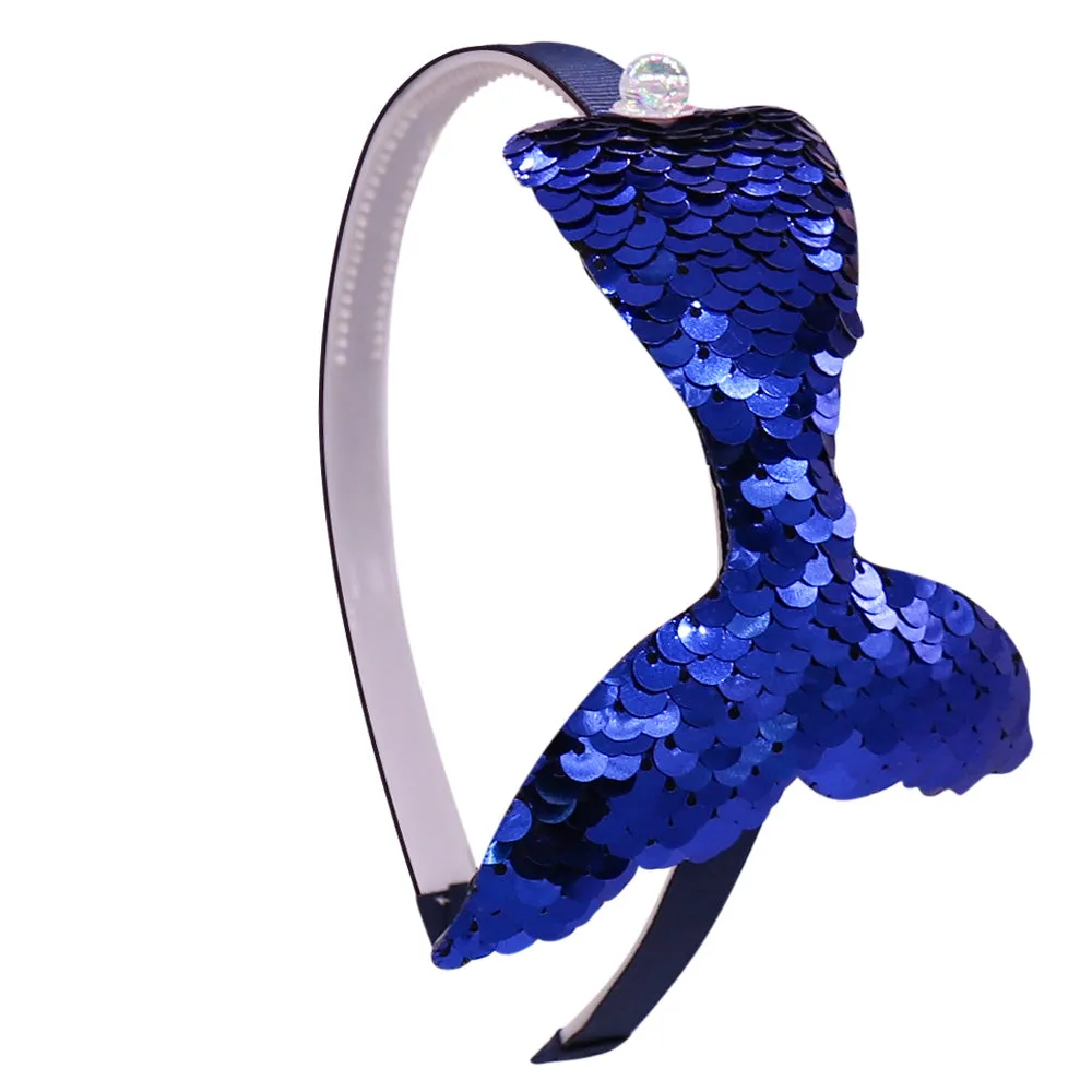 Reversible Sequin Mermaid Hairbands