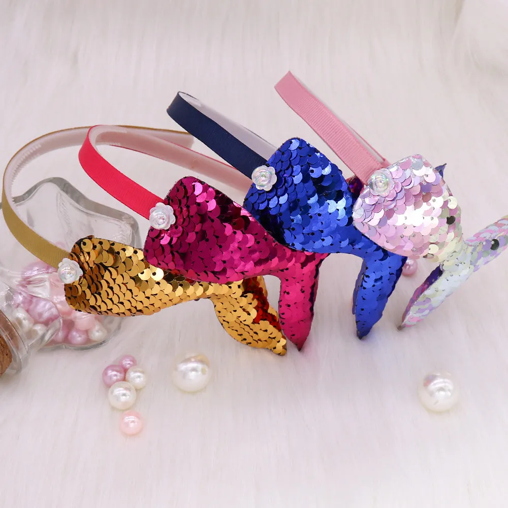 Reversible Sequin Mermaid Hairbands