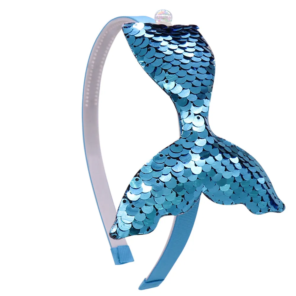 Reversible Sequin Mermaid Hairbands