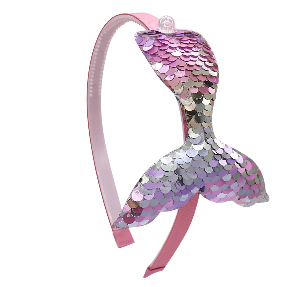 Reversible Sequin Mermaid Hairbands