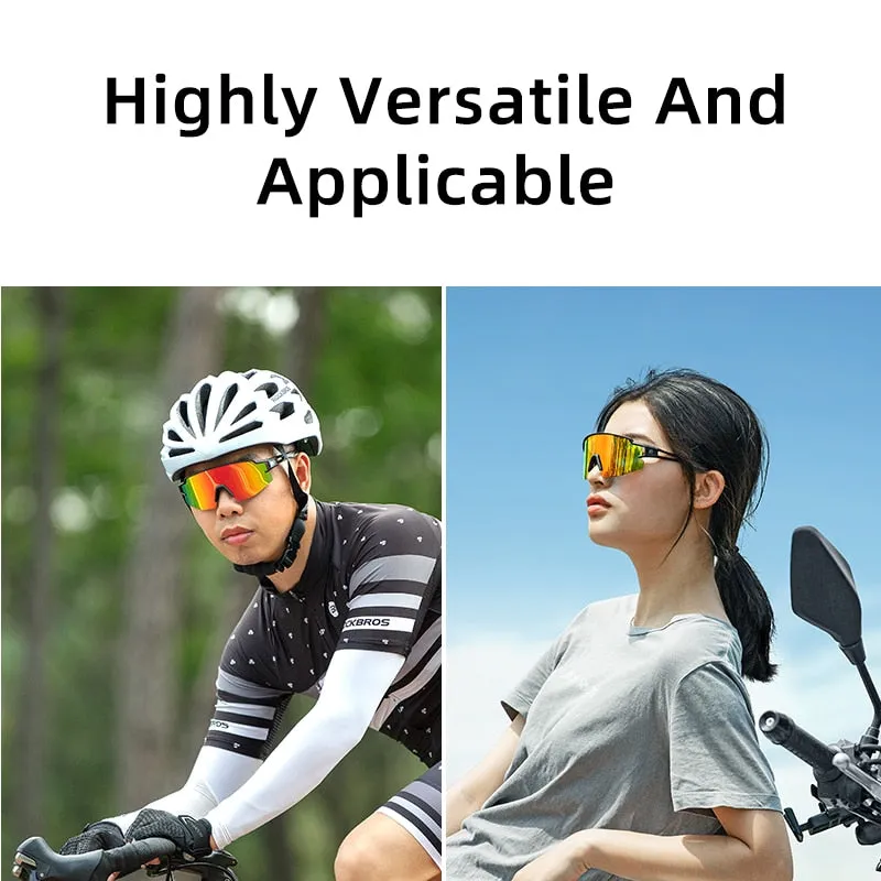 ROCKBROS Cycling Glasses Polarized Sport Bike UV400 Bike Glasses Goggles Running Sunglasses