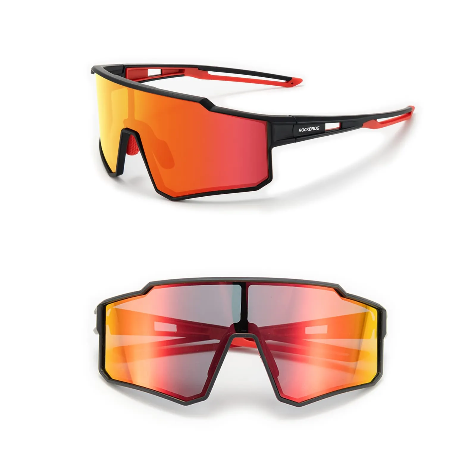 ROCKBROS Polarisiert Fahrradbrille Sport Sonnenbrille für Outdoorsport