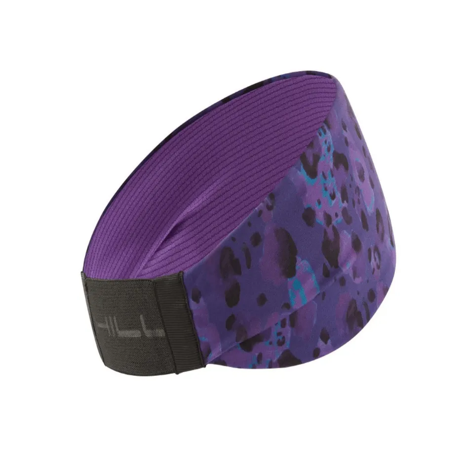 Ronhill Reversible Headband in Purple Leopard AW24