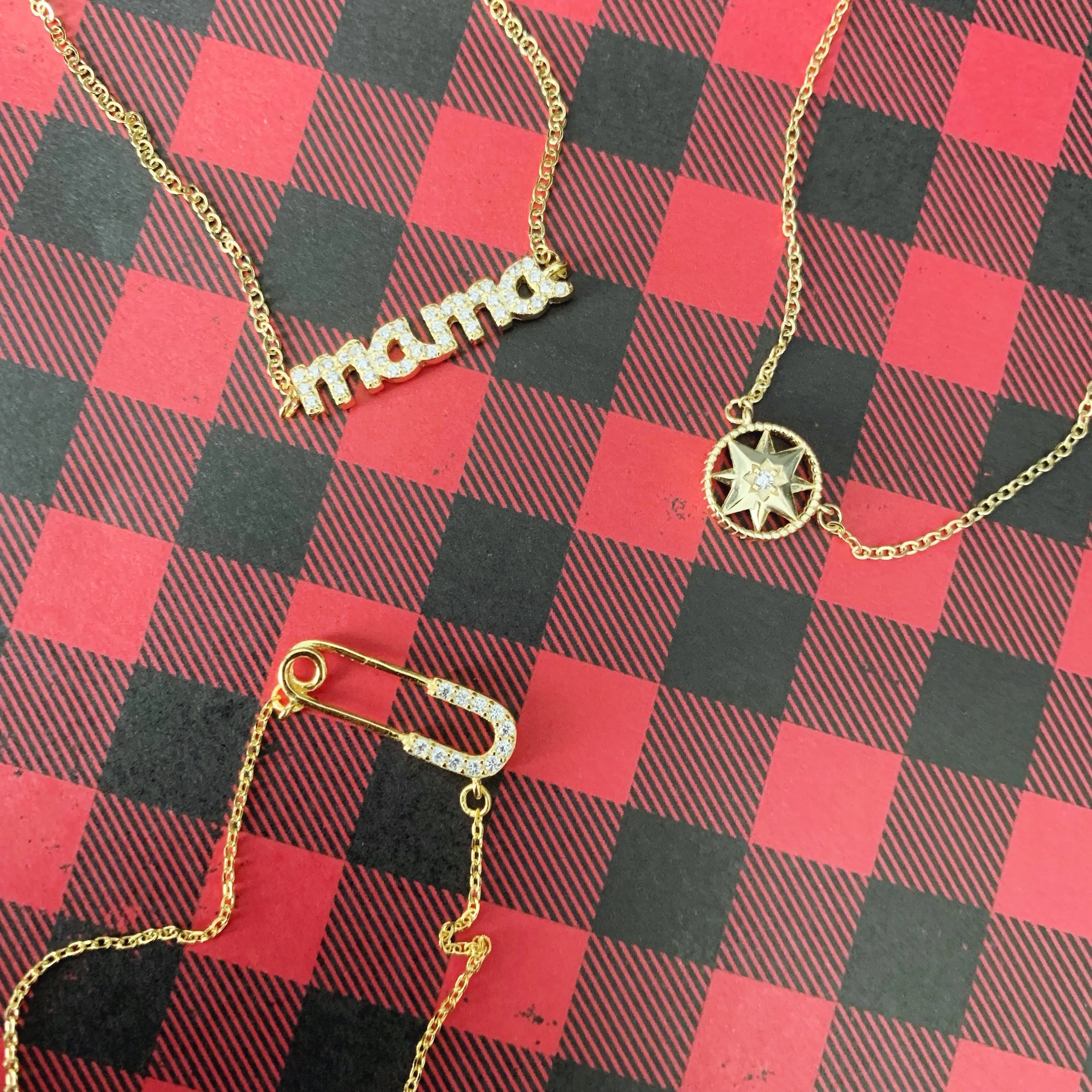 Round Star Pendant Necklace