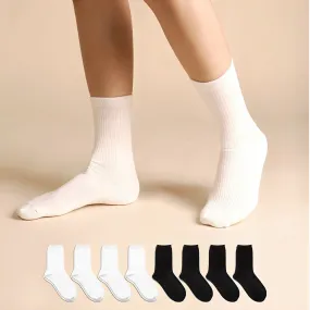 SAPIENS Women's Slim Ankle-Visible Ribbed Mid-Calf Socks 8 Pair Set - 🏆 #8 - Clothing/Accessories - Best of December
