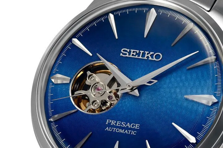 Seiko Presage Gents Stainless Steel Blue Automatic Watch
