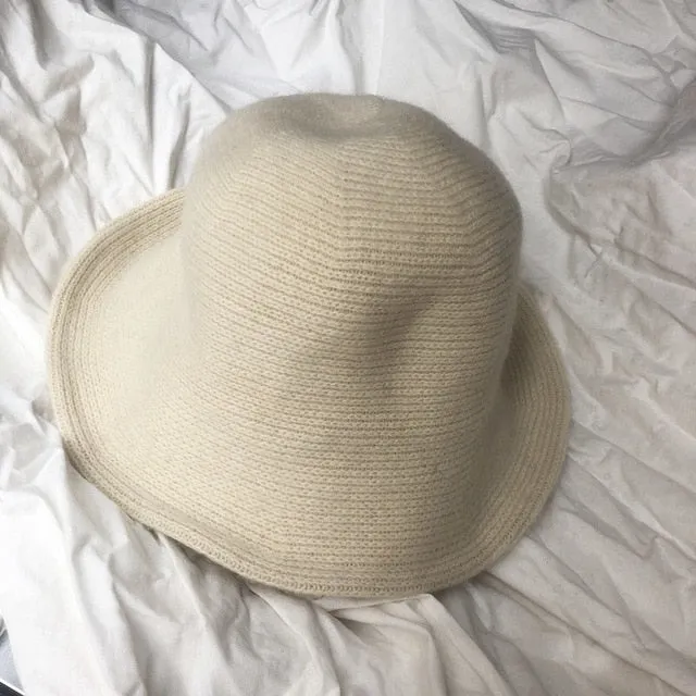 Sidiou Group New Spring Summer Keep Warm Casual Dome Vintage Kintting Korean Unisex Fashion Cap