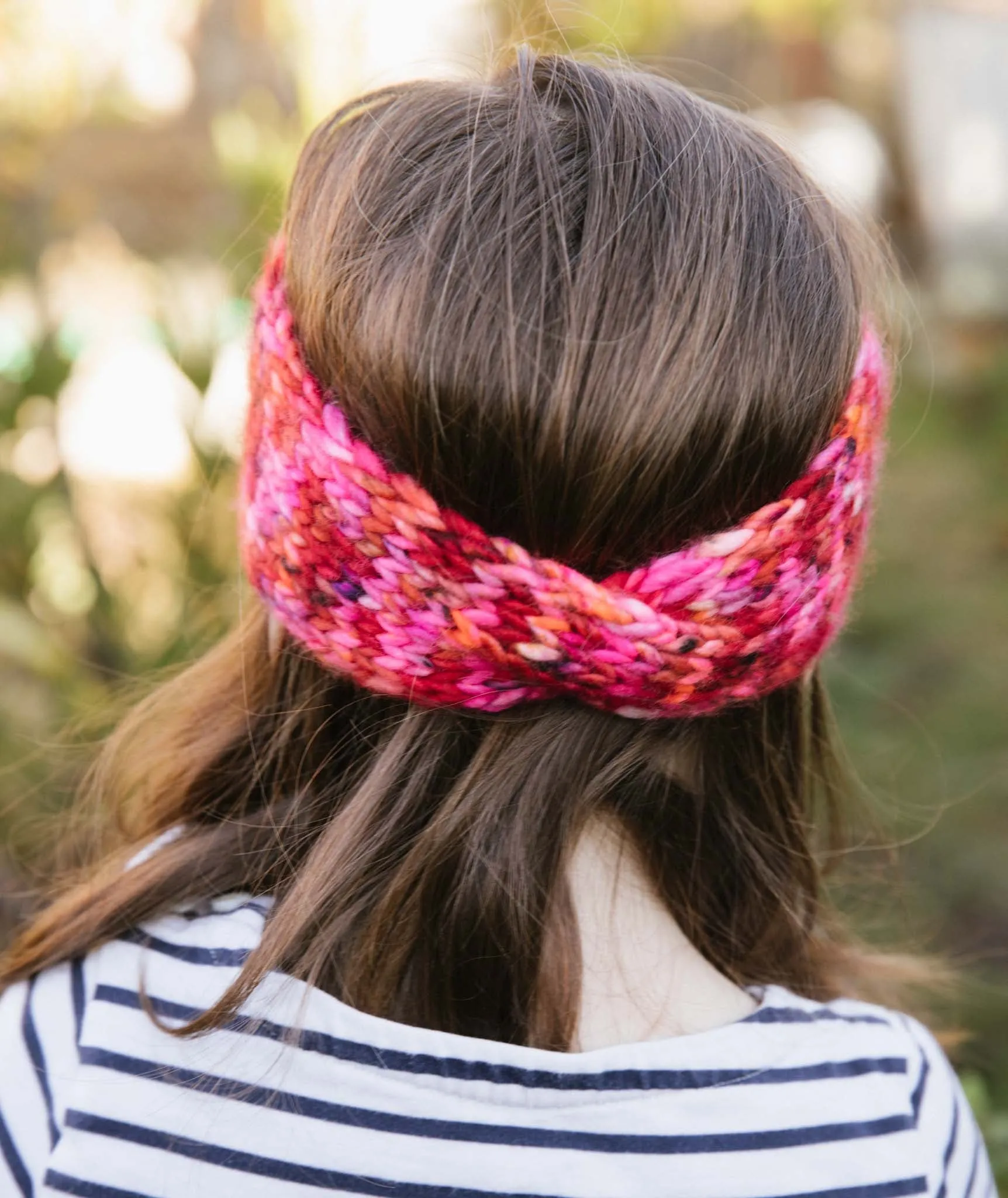 Single Twist Headband Using Madelinetosh A.S.A.P.