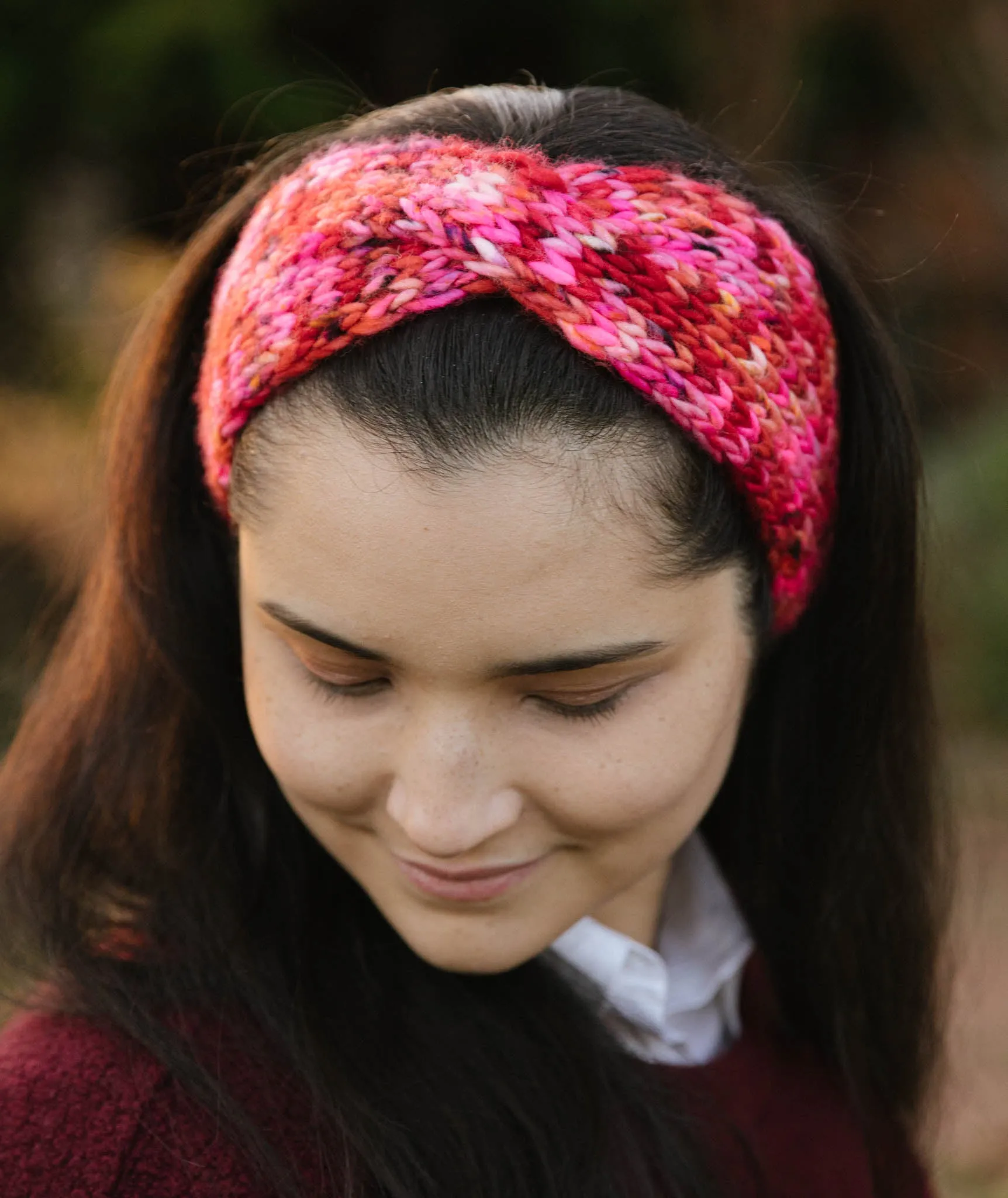 Single Twist Headband Using Madelinetosh A.S.A.P.