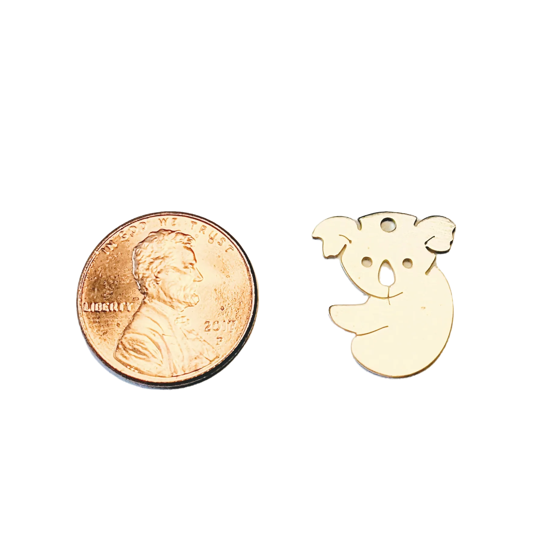 Stainless Steel Koala Pendant