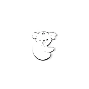 Stainless Steel Koala Pendant