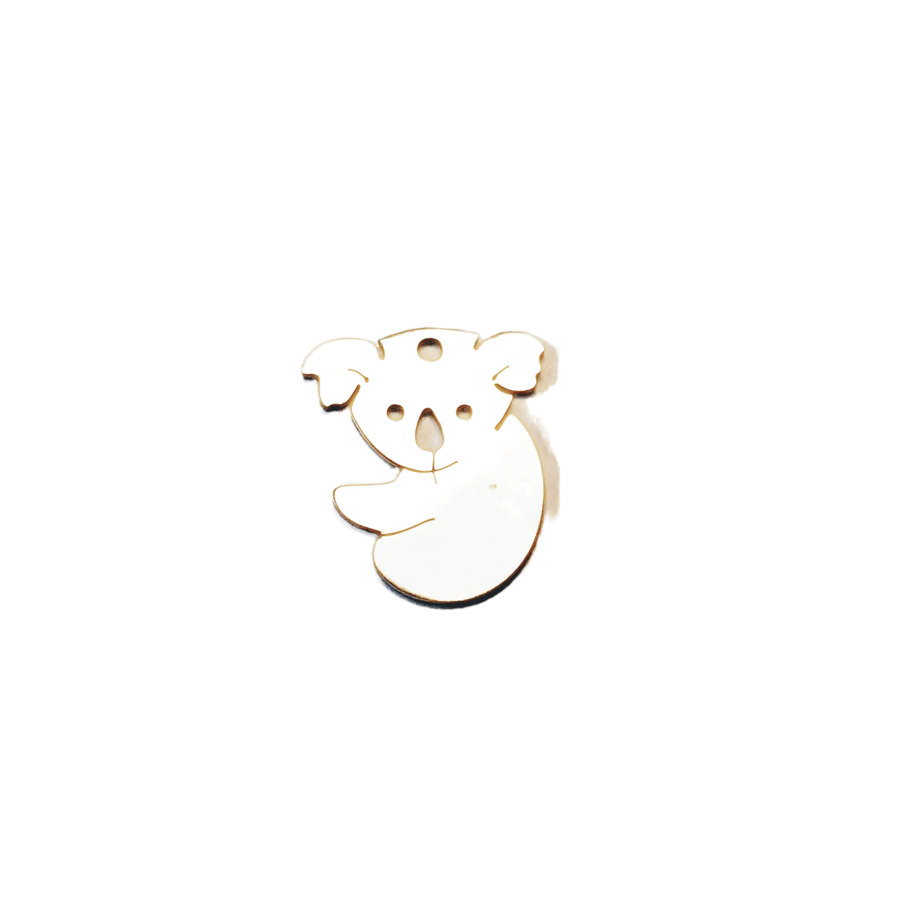 Stainless Steel Koala Pendant