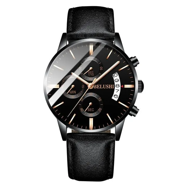 Stainless Steel Waterproof Men's Sport Watches