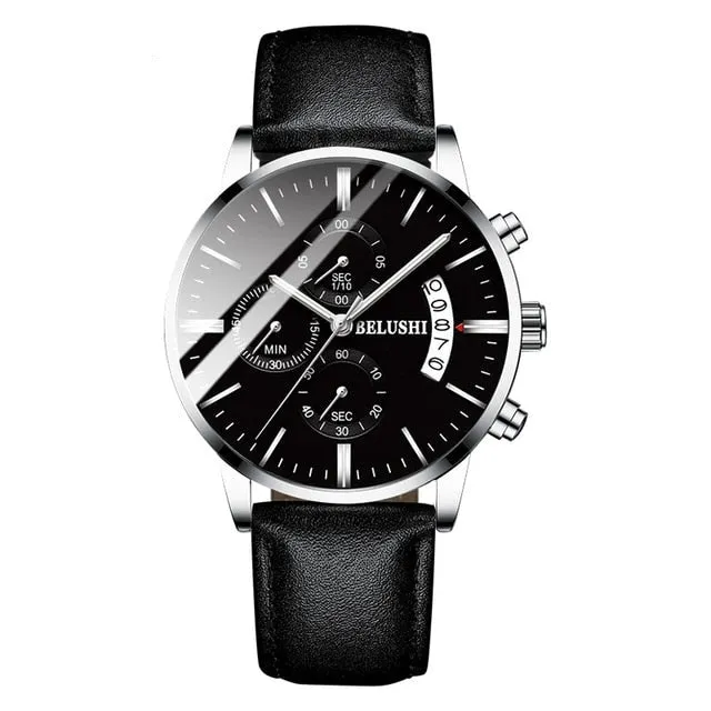 Stainless Steel Waterproof Men's Sport Watches