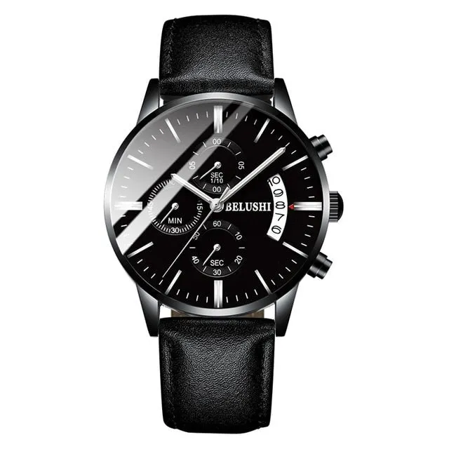 Stainless Steel Waterproof Men's Sport Watches