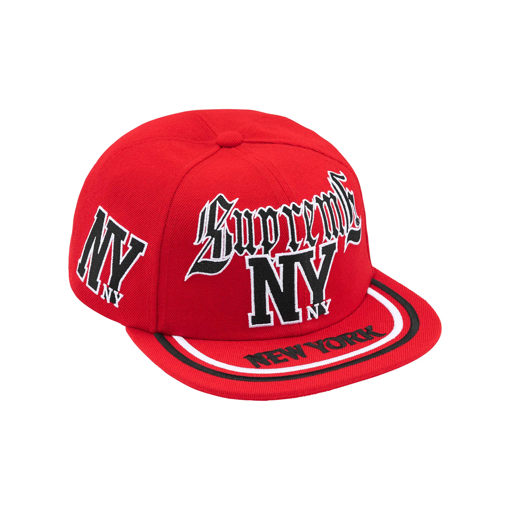 Supreme New York 6-Panel Cap Red (SS25)