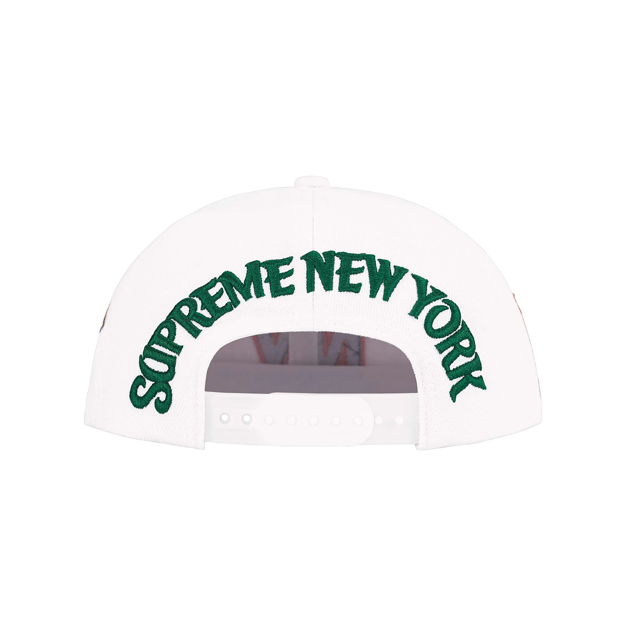 Supreme New York 6-Panel Cap White (SS25)