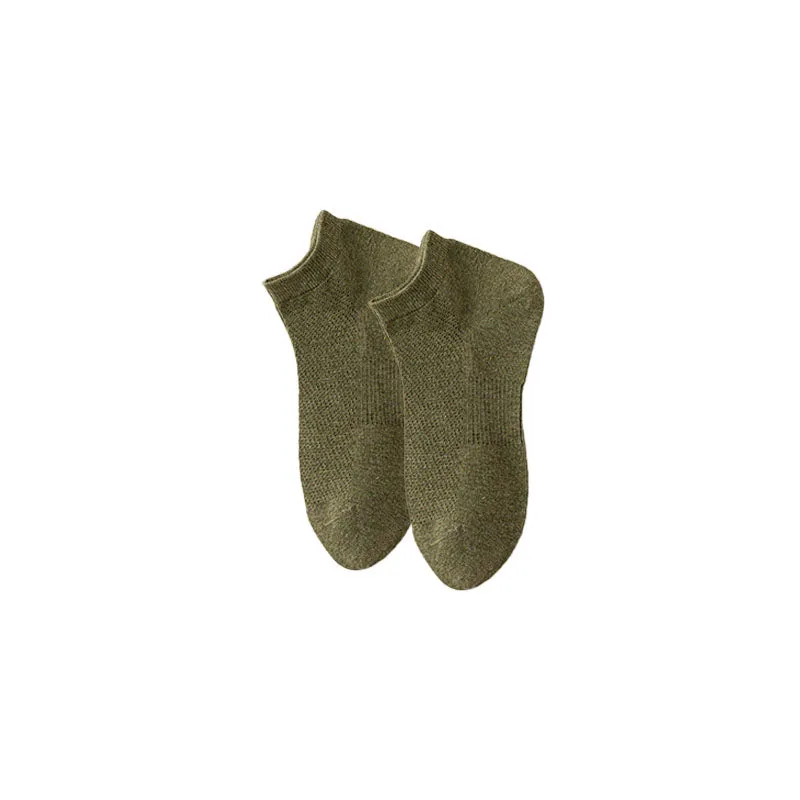 Sweetnana Colorful Low Cut Socks for Men Casual Mesh Socks Breathable Thin Socks Athletic Socks