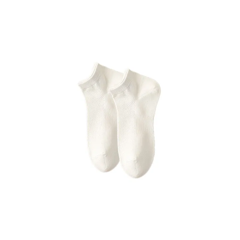 Sweetnana Colorful Low Cut Socks for Men Casual Mesh Socks Breathable Thin Socks Athletic Socks