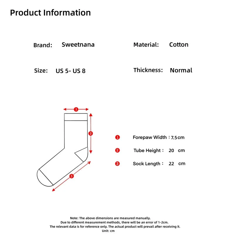 Sweetnana Retro Fashion Women's Socks: Crew Ethnic Style Socks with Embossed Stripe Design, Warm and Comfort.