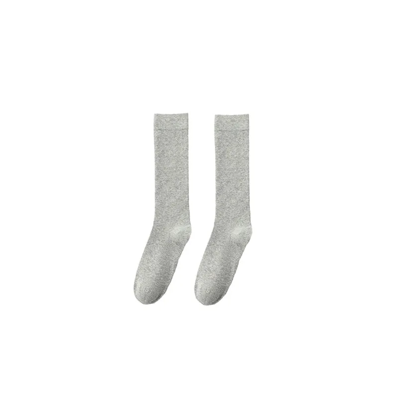 Sweetnana Women's Calf Socks Knee High Socks Thigh Socks Solid Color Stockings for Daily Wear