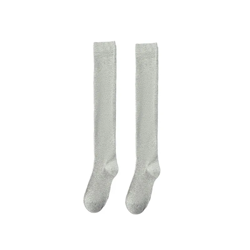Sweetnana Women's Calf Socks Knee High Socks Thigh Socks Solid Color Stockings for Daily Wear