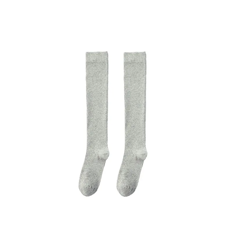 Sweetnana Women's Calf Socks Knee High Socks Thigh Socks Solid Color Stockings for Daily Wear
