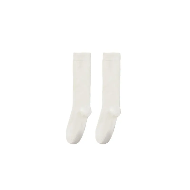 Sweetnana Women's Calf Socks Knee High Socks Thigh Socks Solid Color Stockings for Daily Wear