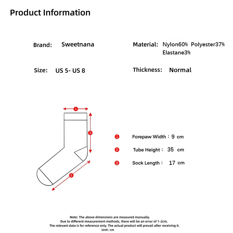 Sweetnana Women's Sports Seamless Socks for Marathon Cycling Football Varicose Veins Absorb sweat Compression Socks Stockings.