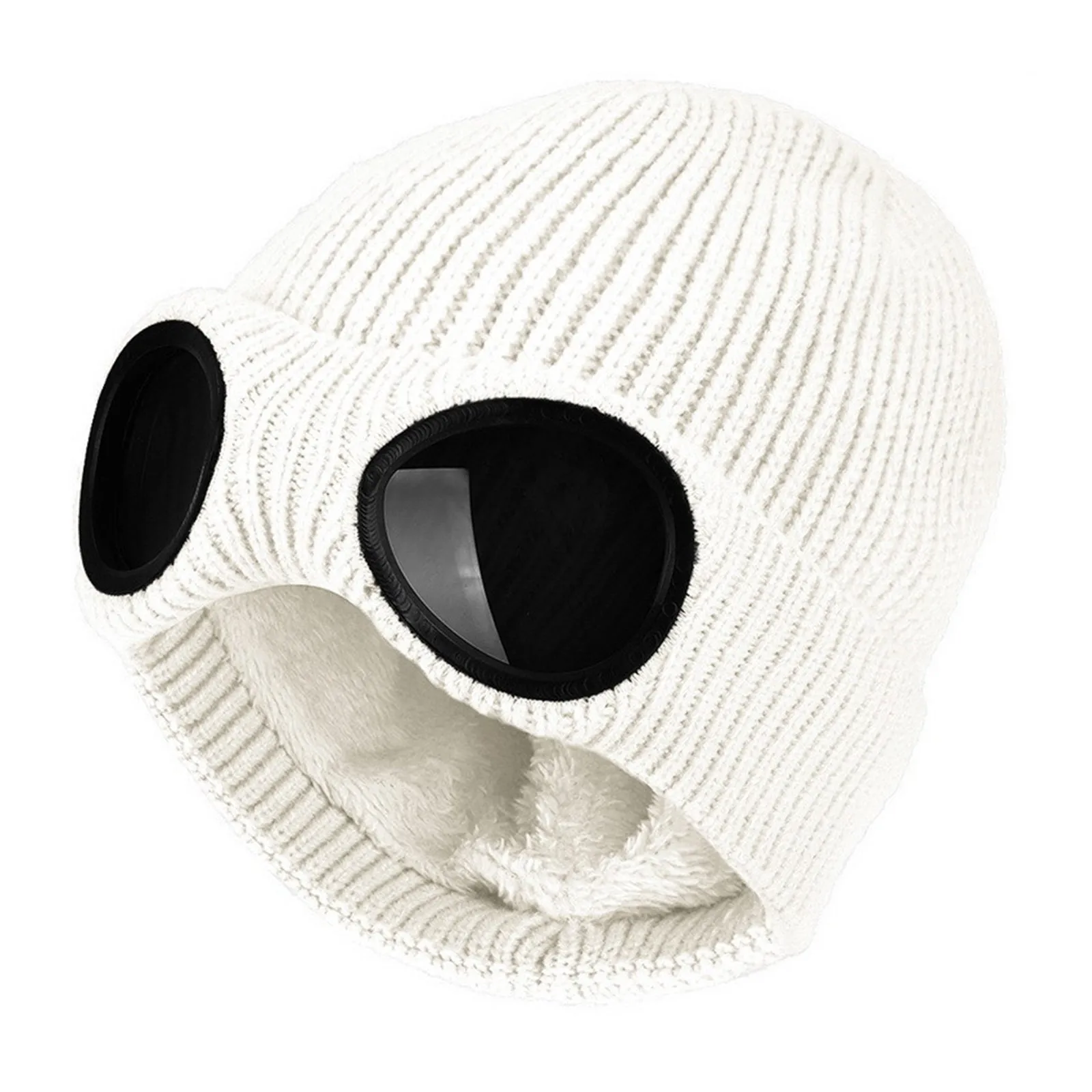 TACTICAL SKI RIDING FLEECE KNITTED BEANIE HAT