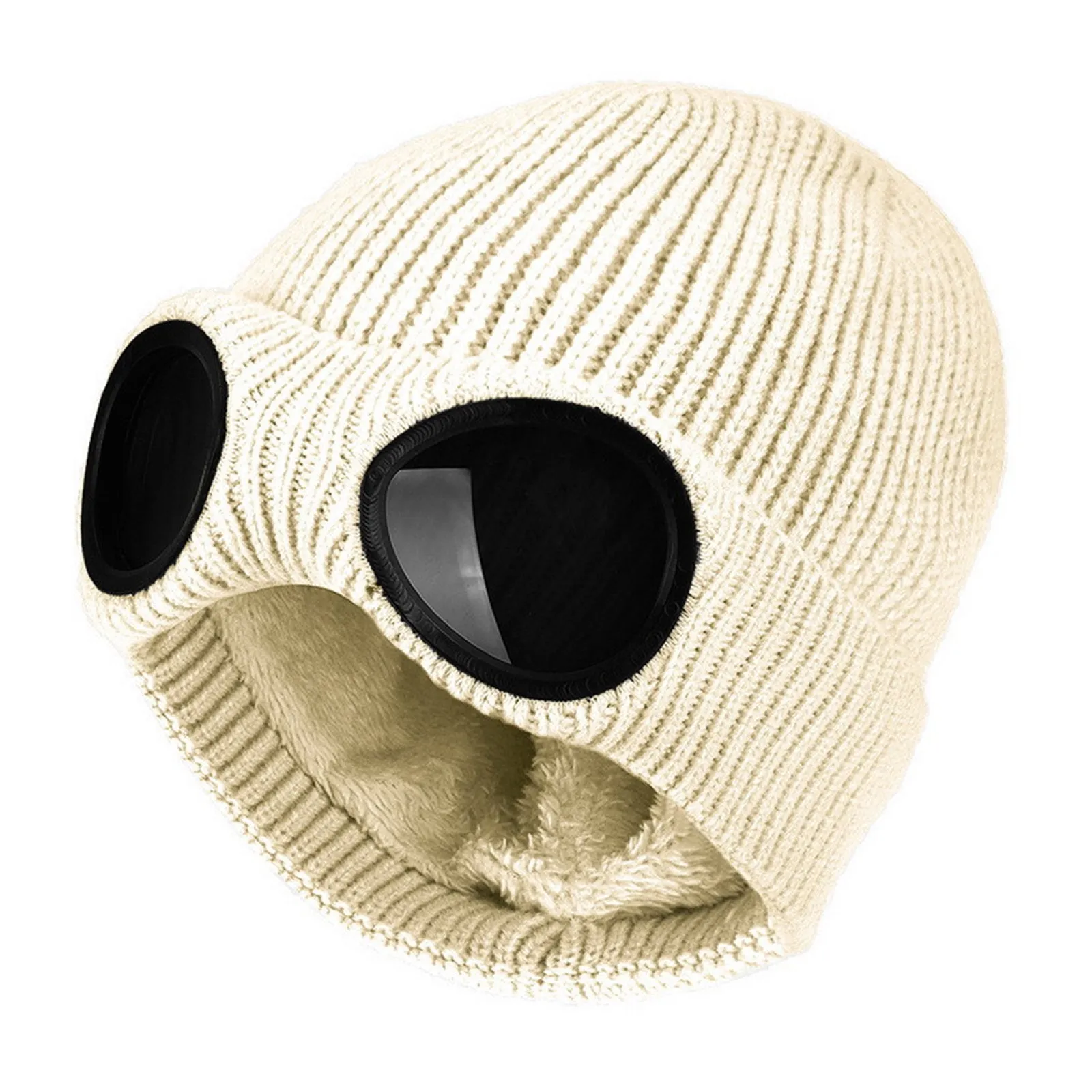 TACTICAL SKI RIDING FLEECE KNITTED BEANIE HAT