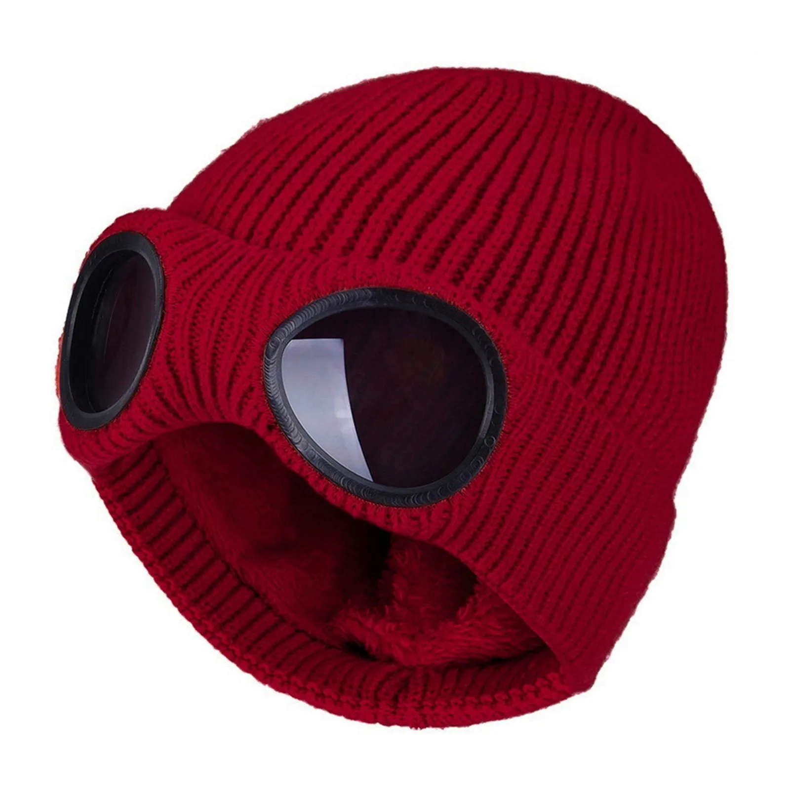 TACTICAL SKI RIDING FLEECE KNITTED BEANIE HAT