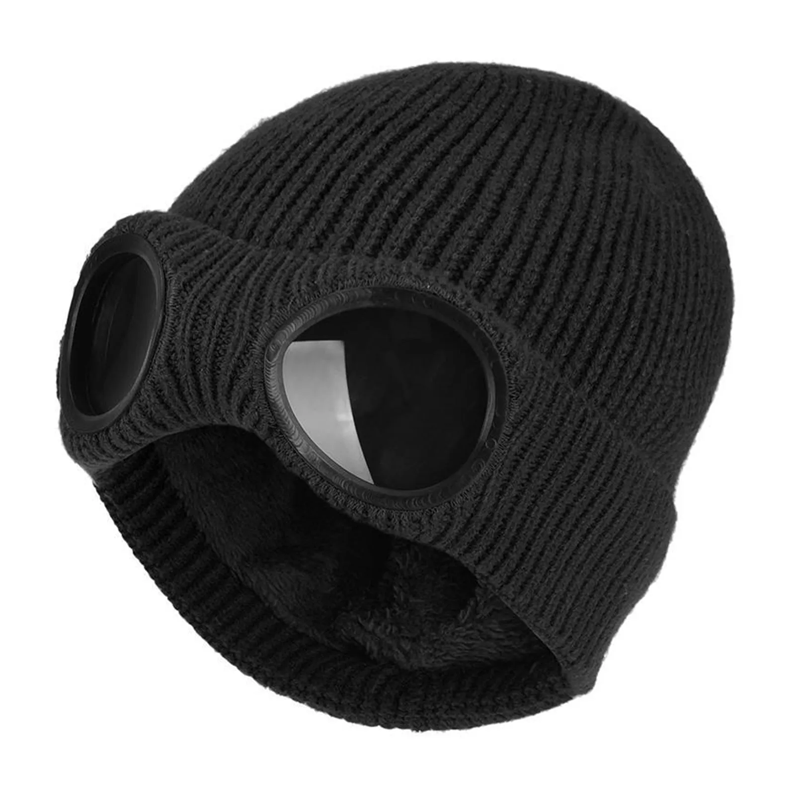 TACTICAL SKI RIDING FLEECE KNITTED BEANIE HAT
