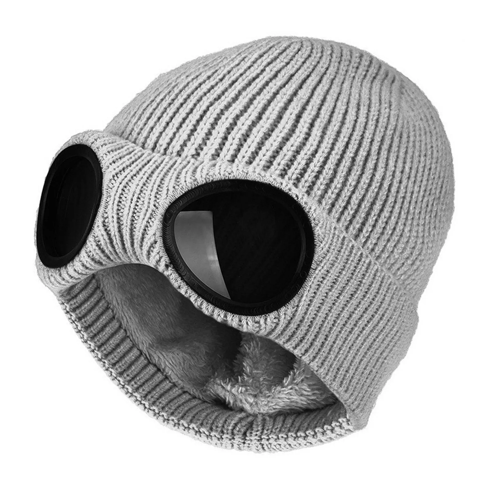 TACTICAL SKI RIDING FLEECE KNITTED BEANIE HAT