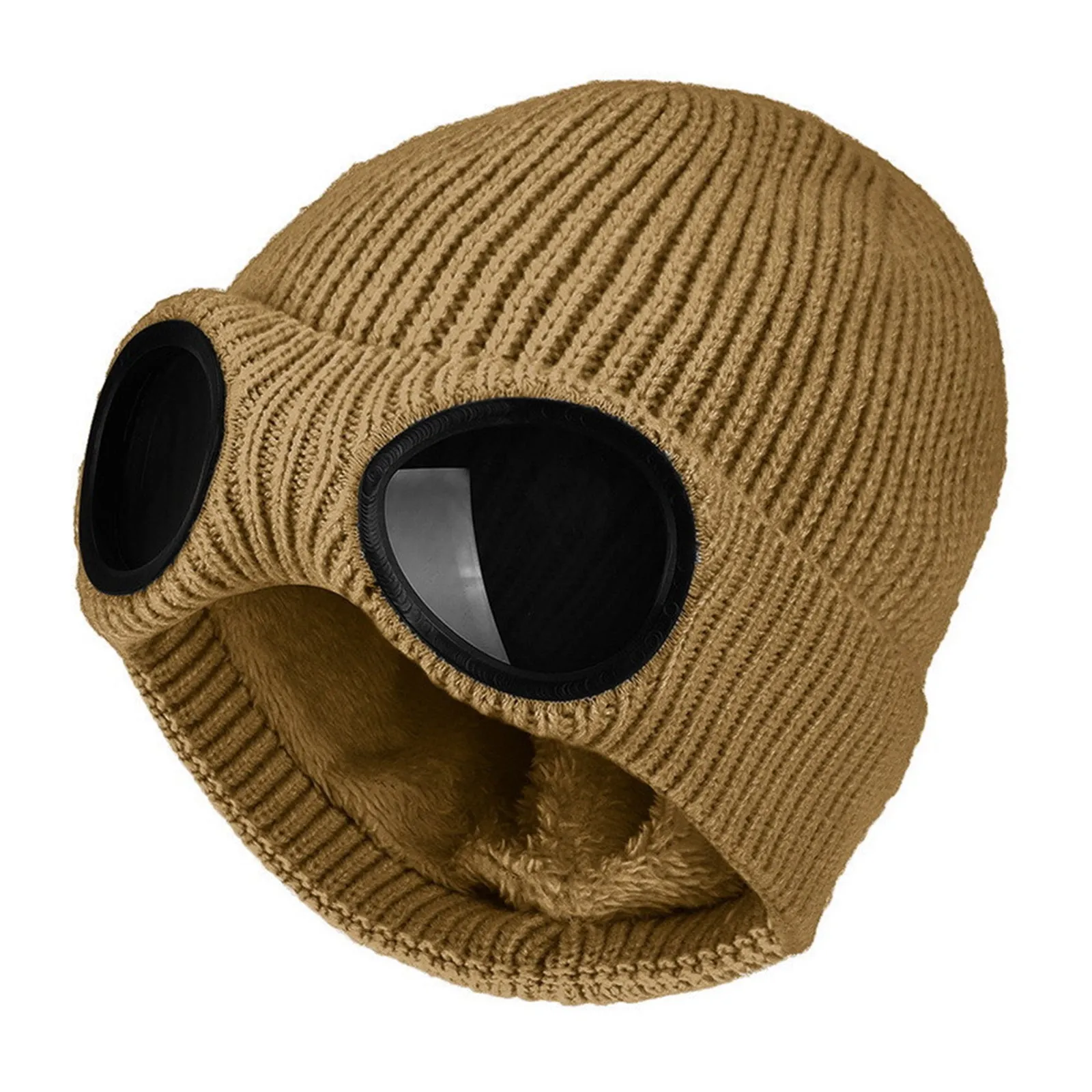 TACTICAL SKI RIDING FLEECE KNITTED BEANIE HAT
