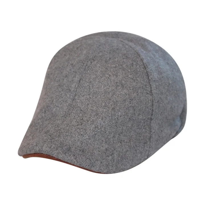 The Kenmore Boston Scally Cap - Allston Grey & Brown Brim